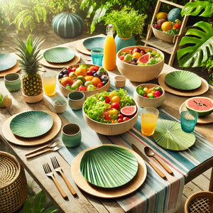 Sustainable Elegance: Palm Leaf Tableware for Your Shopify Store