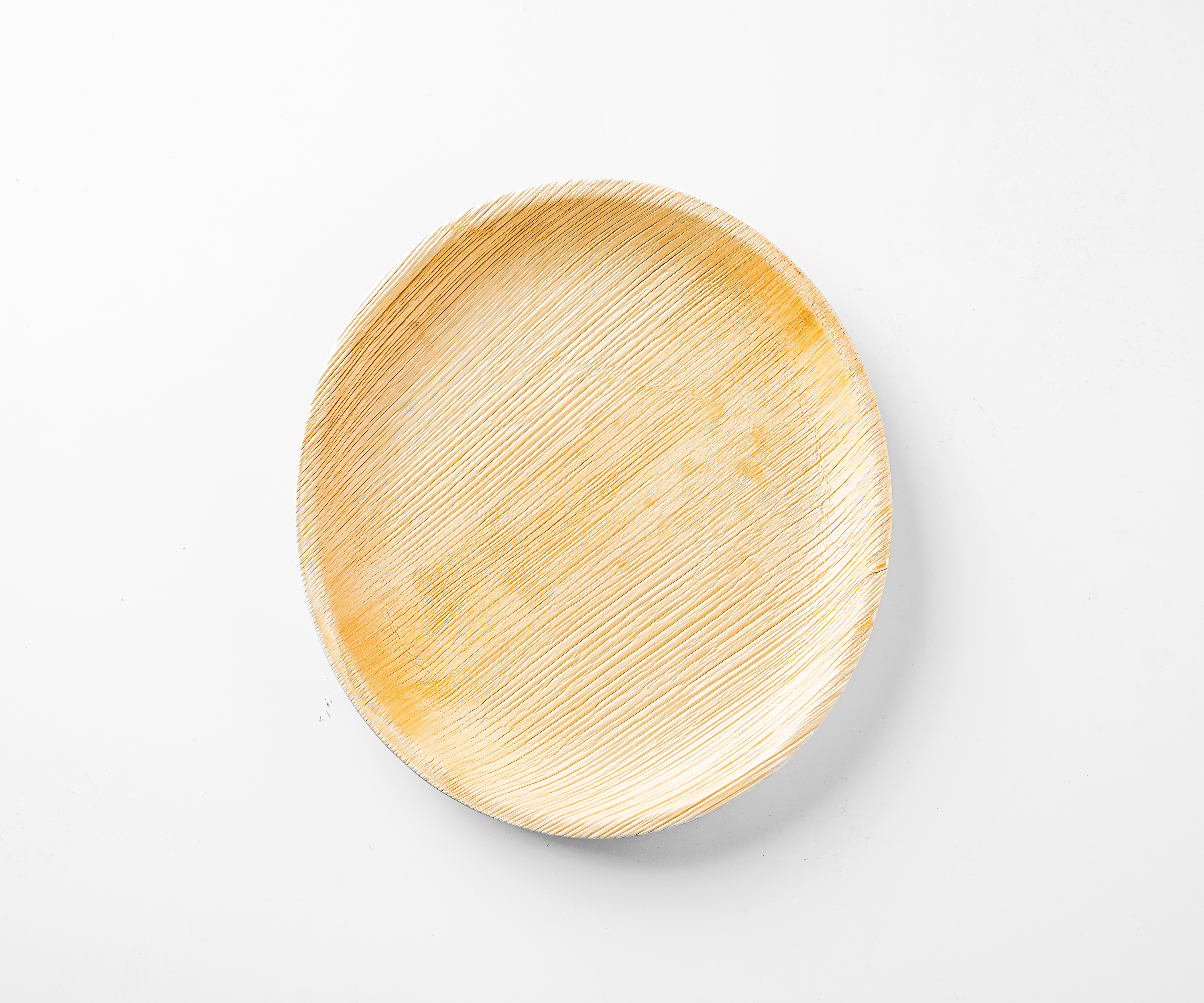 12" (30 cm) Round Disposable Palm Leaf Plates