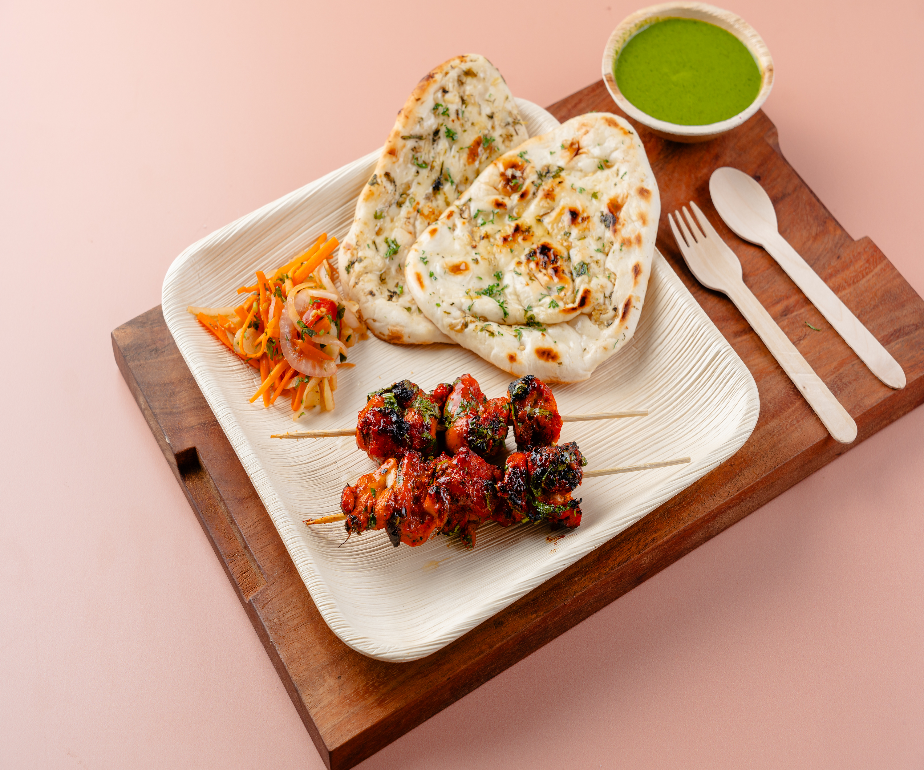 12" (30cm) Square Compostable Palm Leaf Plates