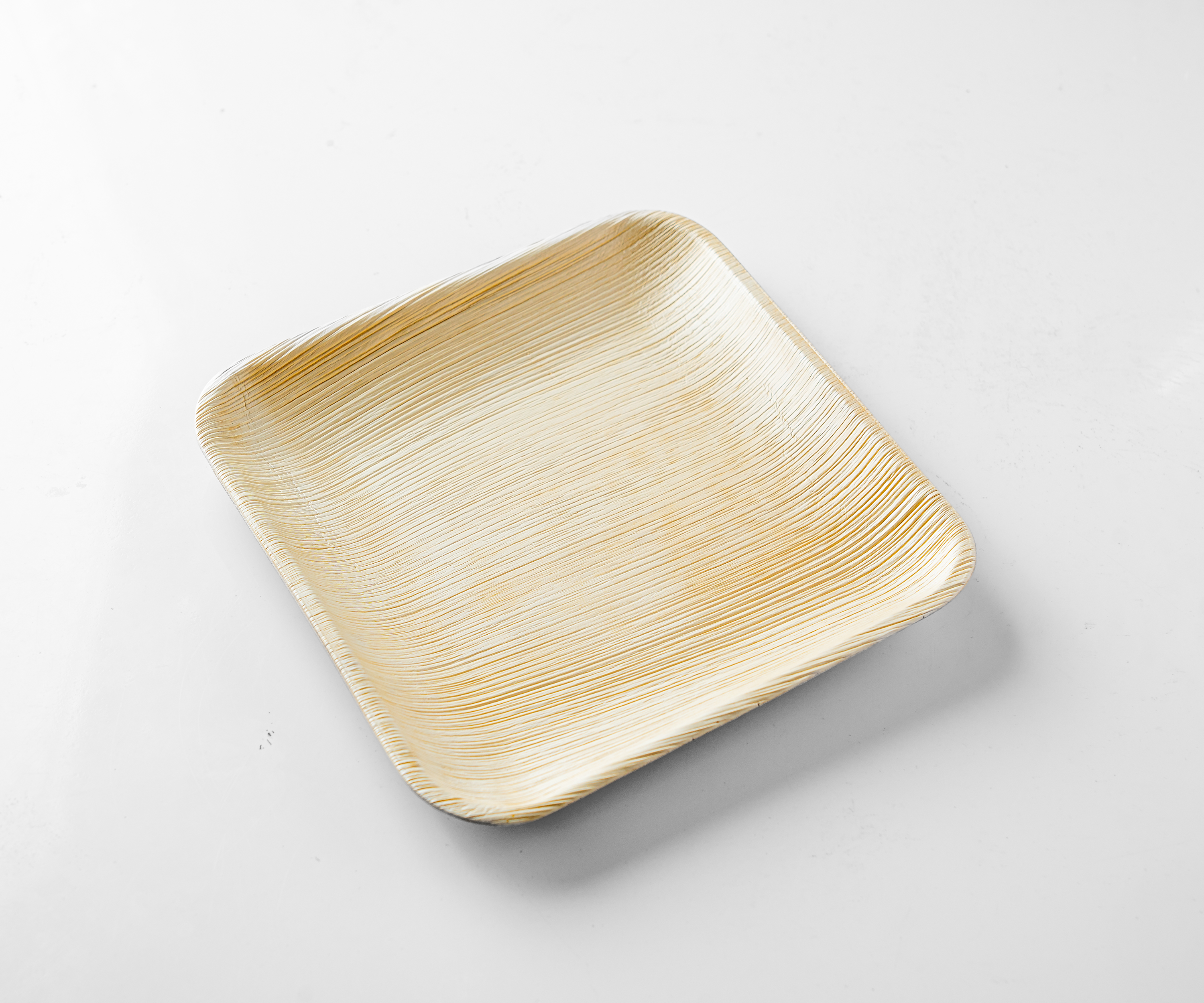 12" (30cm) Square Compostable Palm Leaf Plates