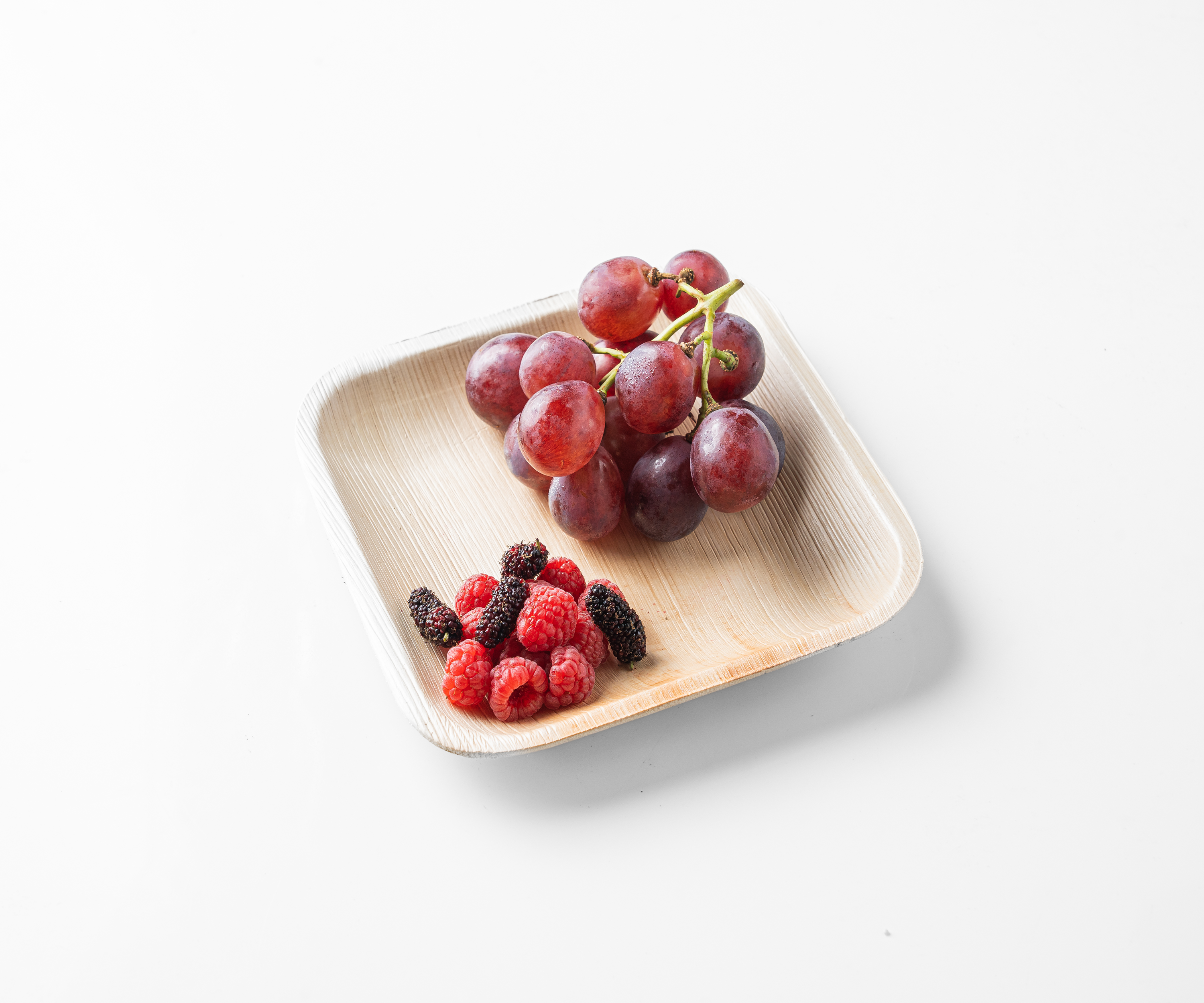 10" (25cm) Square Compostable Palm Leaf Plates