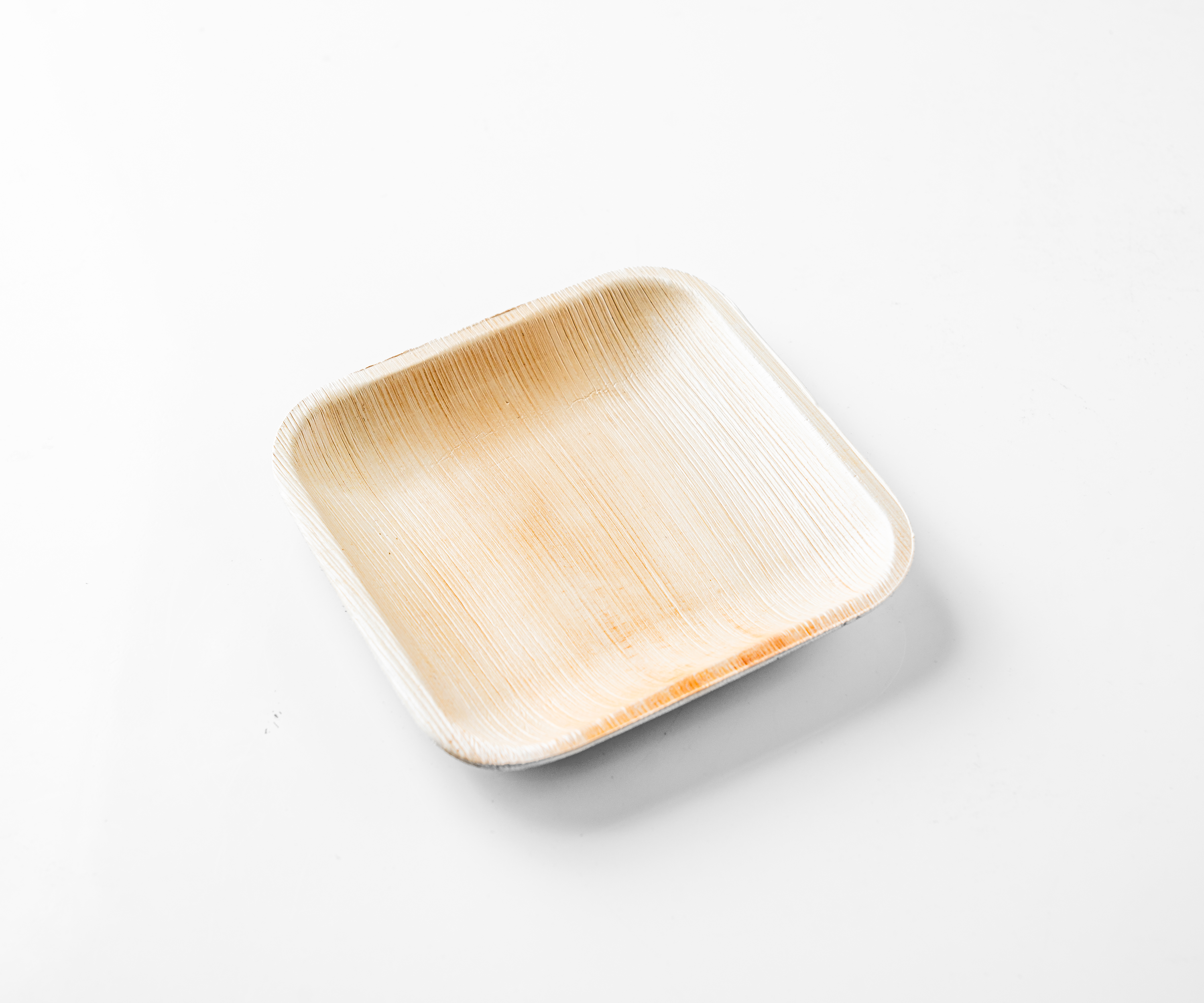10" (25cm) Square Compostable Palm Leaf Plates